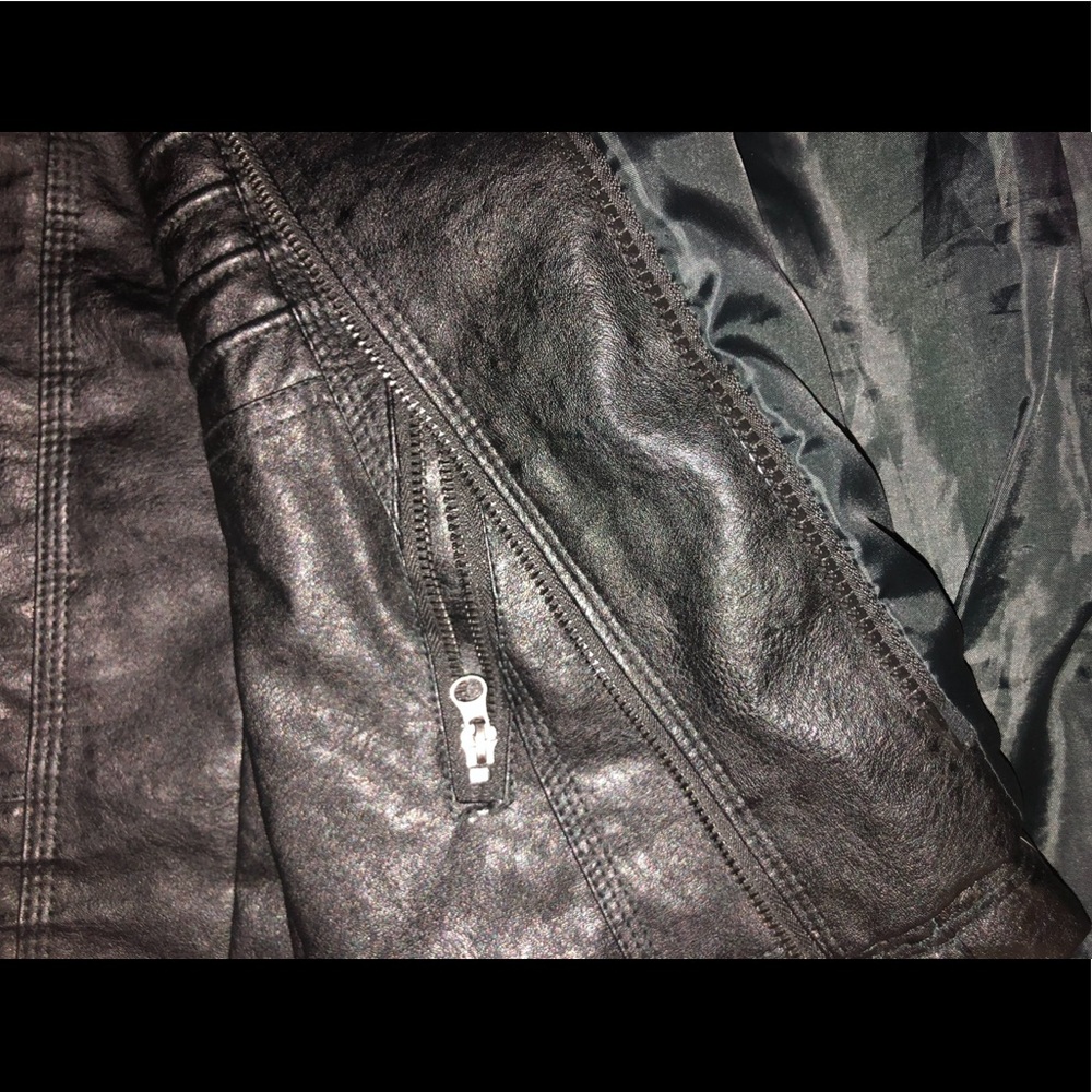 Faux Leather Jacket(PERFECT condition) - Picture 5 of 6